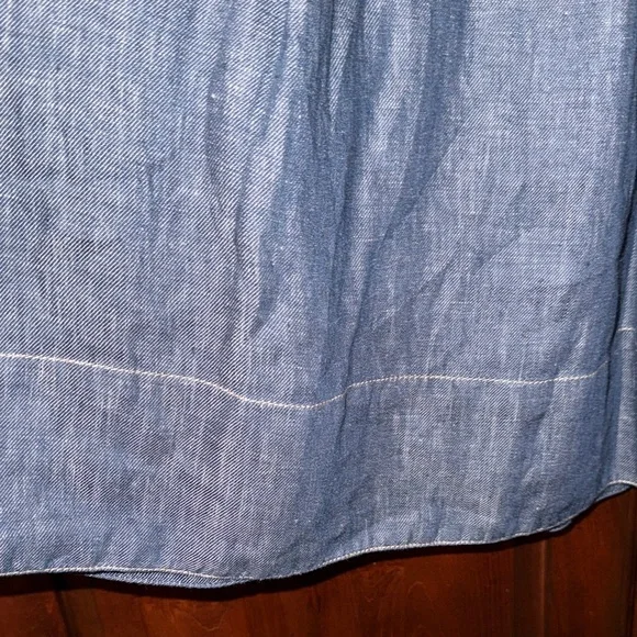 Talbots Denim A-Line Midi Skirt Size 16W - Picture 4 of 9